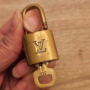 Louis Vuitton Gold Lock & Key